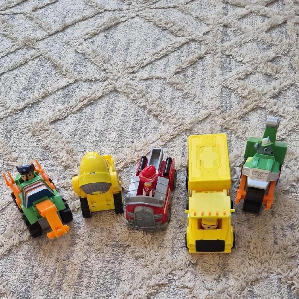 Paw Patrol Colorful Rescue Vehicle Collection